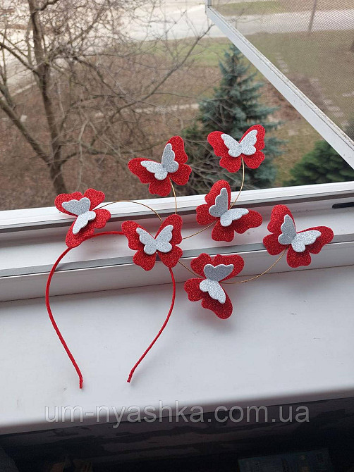 Обруч бабочки Бабочка голубая Кривой Рог - изображение 2