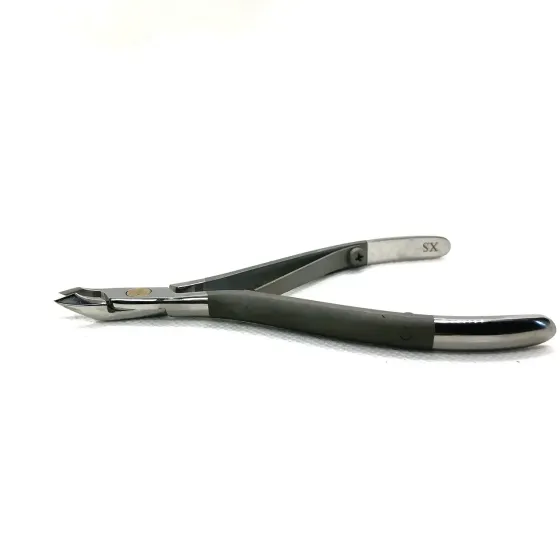 OLTON профессиональные кусачки для кутикулы XS с матовыми ручками (накожницы), длина режущей части 5 мм. Киев