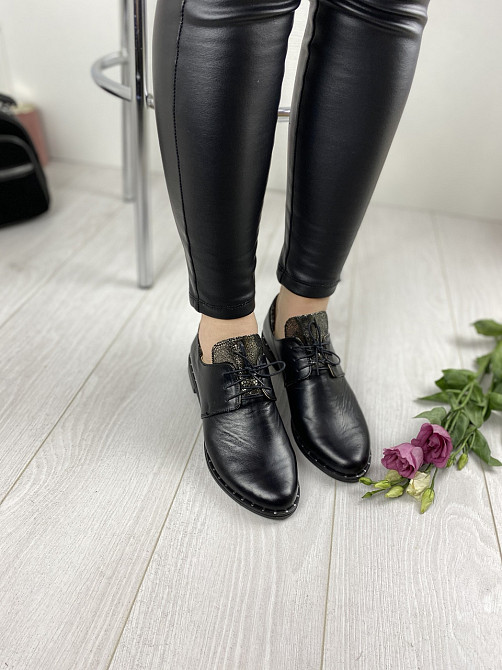 Vesna Туфлі жіночі VESNA 2429 чорні (весна-осінь, шкіра натуральна) (4152) лише 36р.та 37р. Коломия - фото 7