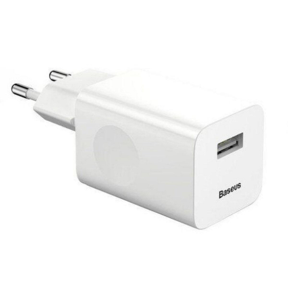 Мережевий зарядний пристрій Baseus Home Charger 1USB QC3.0 12V / 2A, колір білий CCALL-BX02 Одеса - фото 1
