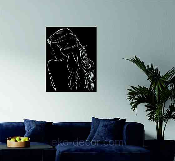 Декоративное настенное Панно «Девушка» Декор на стену Киев