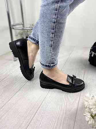 Eireen Туфлі жіночі Eireen Бант чорні (весна-осінь, шкіра натуральна) (1890) лише 37р. Коломыя