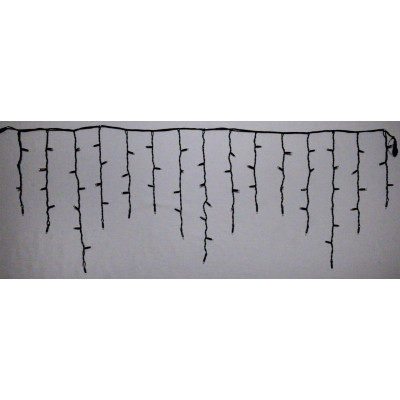 Гірлянда Delux ICICLE 100LED 2x0.7 м Жовтий flash Білий/Чорний IP44 (90015182) Вінниця - фото 3