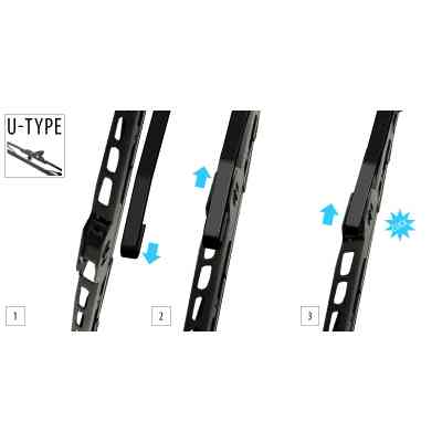 Щітка склоочисника OXIMO каркасна 500 мм / 20 (WUS500) Вінниця