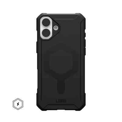 Чехол для мобильного телефона UAG iPhone 16 Plus Essential Armor Magsafe Black (114447114040) Винница