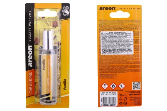 Освіжувач повітря спрою Areon 35мл + листочок Vanilla Вінниця