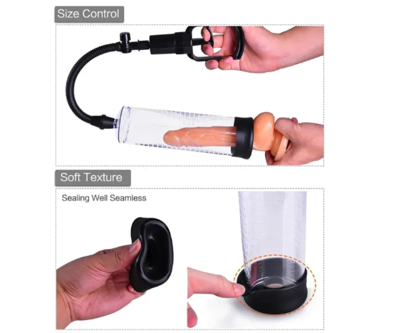 Вакуумна помпа CANWIN Penis Pump Men Powerup — P828 Sex Aura Київ