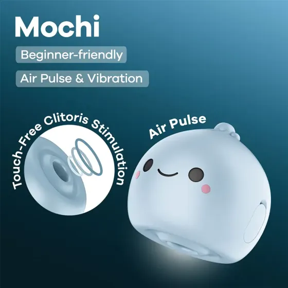 Вакуумний кліторальний стимулятор Satisfyer Mochi Frost Blue Львов