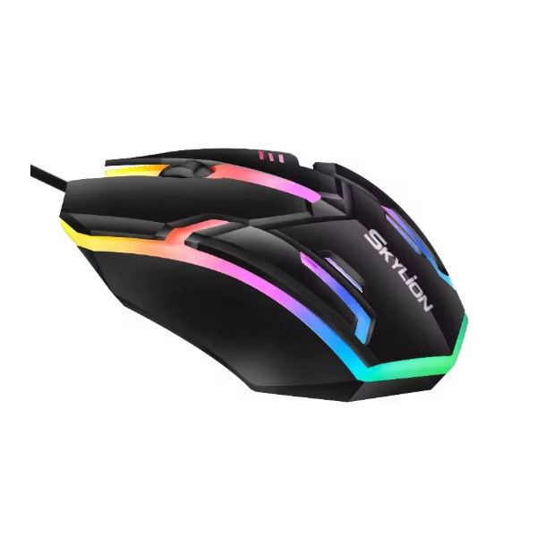 Проводная мышь SKYLION F1 светящаяся игровая USB-проводная игровая мышь Запорожье - изображение 3