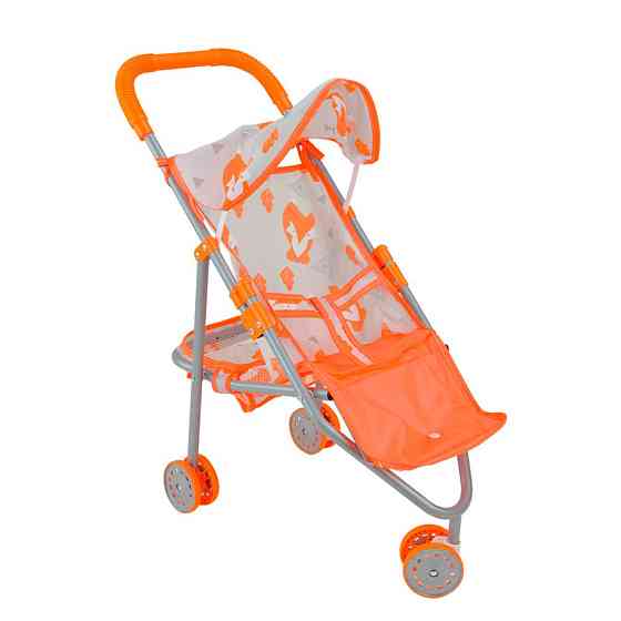 Дитяча колясочка для ляльок «Лисички» CS7912 прогулянкова, складна Вінниця