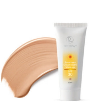 Renew Крем-антиоксидант солнцезащитный тональный SPF 30 SUNSCREEN CREAM SPF 30 DEMI MAKE UP 80 мл Днепр - изображение 1