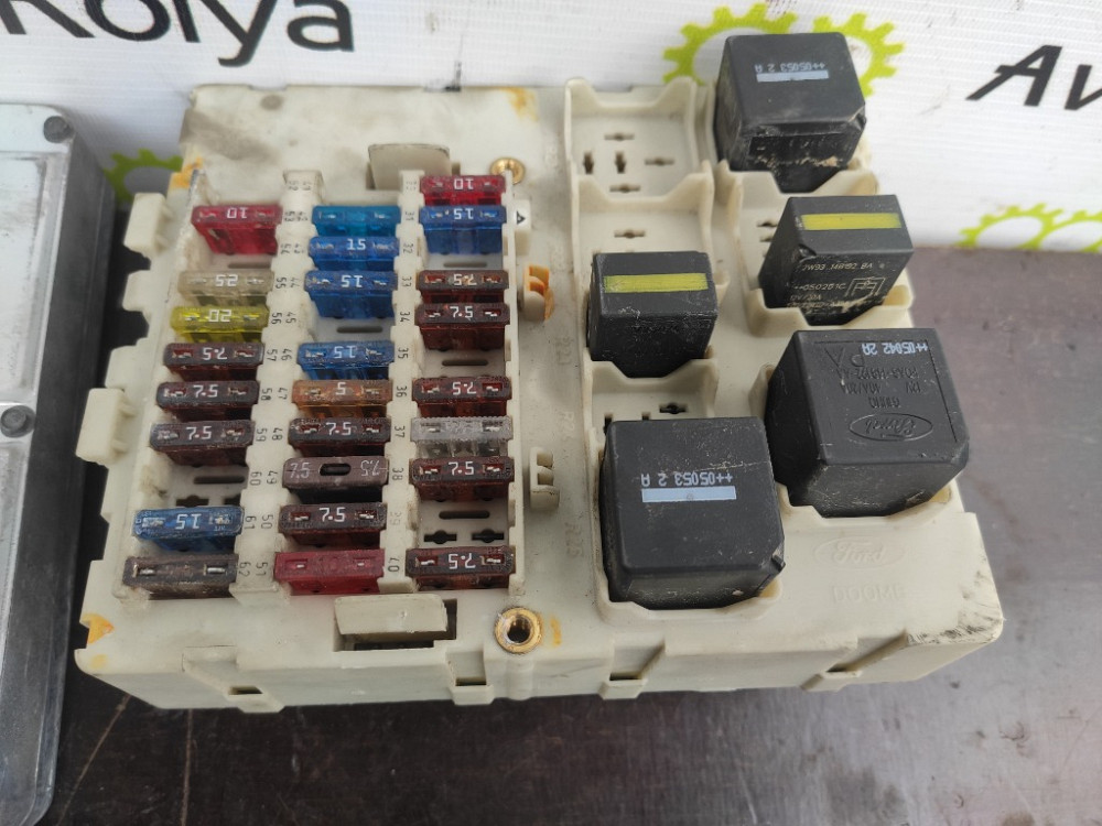 Блок керування двигуном комплект Ford Connect 1.8 tdci 2002-2006 (4S41-12A650-BB) Ковель - изображение 4