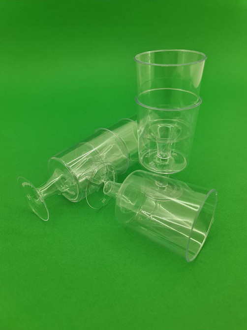 Рюмка стеклоподобная (на ножке)100 гр(а16) (16 шт) Харьков - изображение 3