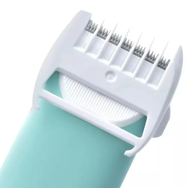 Дитяча Акумуляторна безшумна машинка для стрижки дітей VGR V-151 Baby 3 двосторонні насадки Одеса - фото 6