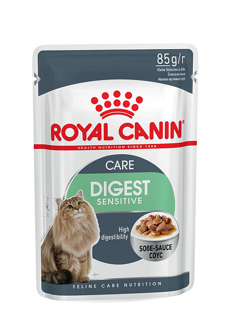Вологий корм для дорослих котів ROYAL CANIN DIGEST SENSITIVE 0.085 кг Київ - фото 1