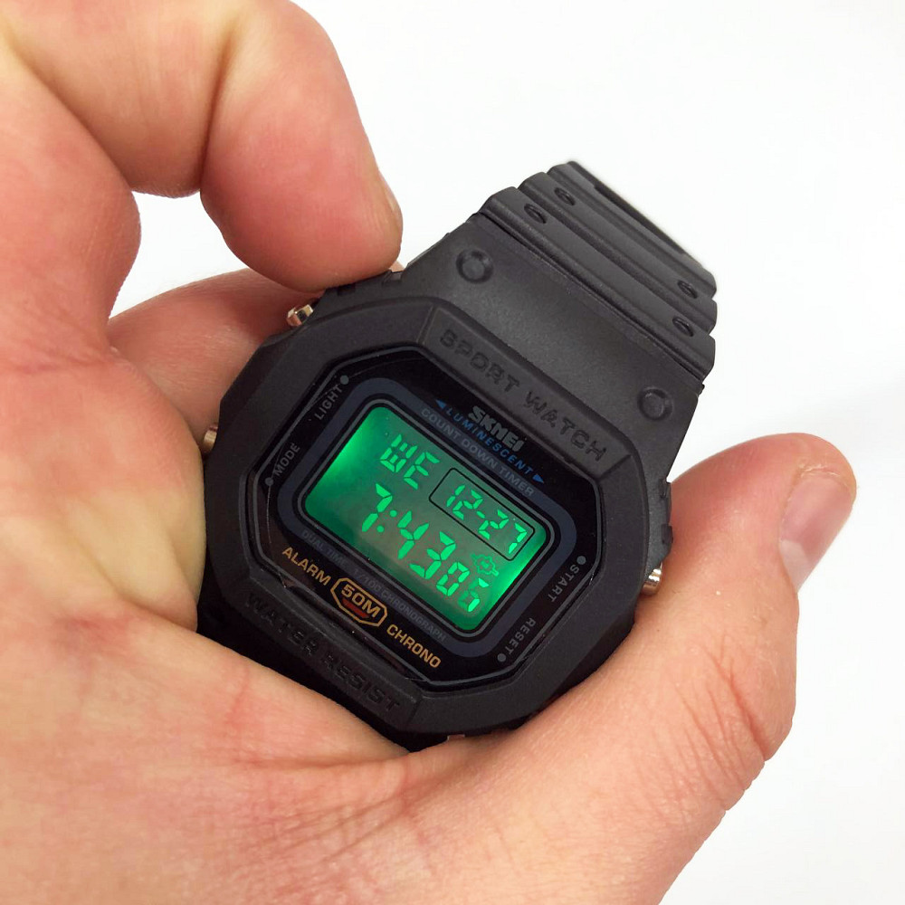 Водонепроницаемые часы с гарантией, Водонепроницаемые часы 50 м Хорошие мужские фирма YX-80 Львов - изображение 1