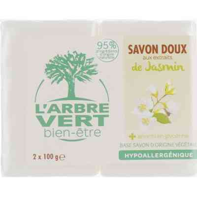 Твердое мыло L&apos;Arbre Vert Жасмин 2 х 100 г (3450601026591) Винница