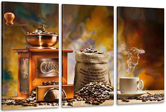 Модульная картина Кофе Аrt-95_3А Киев