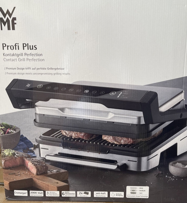 Контактный Гриль: WMF Profi Plus Kontaktgrill Perfection 0415560011 Киев - изображение 1