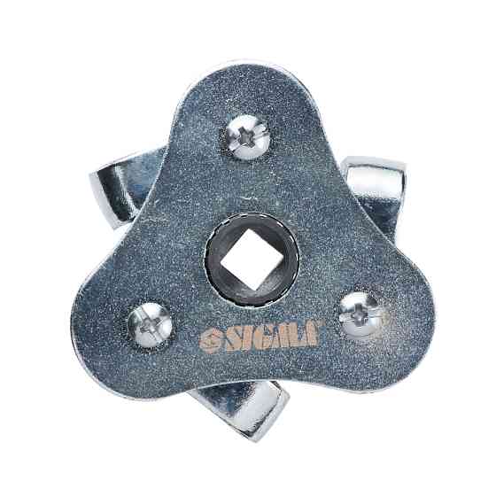 Sigma Съемник масляного фильтра "краб" Ø63-103мм с плоским захватом и переходником 1/2"-3/8" SI Коломия