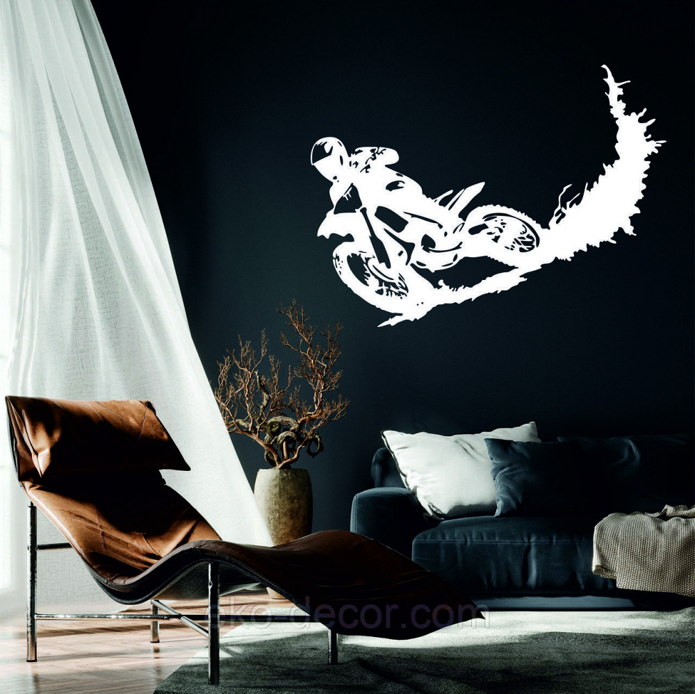 Декоративне настінне Панно «Мотокрос», Декор на стіну Київ - фото 1