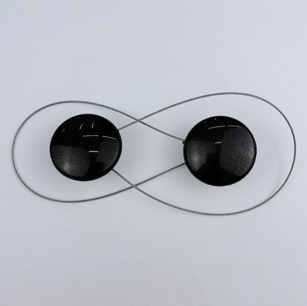 Магниты для штор и гардин Круг 2 шт Черный (81-286) Киев - изображение 6