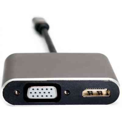 Переходник Type-C to HDMI / VGA Extradigital (KBV1743) Винница