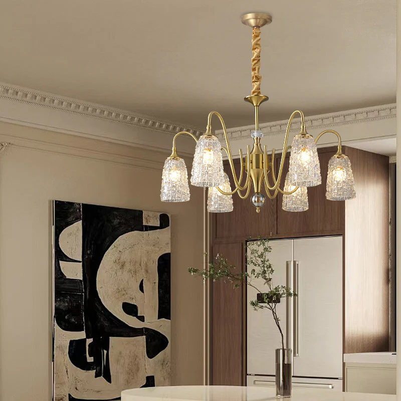 Світлодіодна люстра Orbita 5030 (Золота) на 6 плафонів Вінниця - фото 7