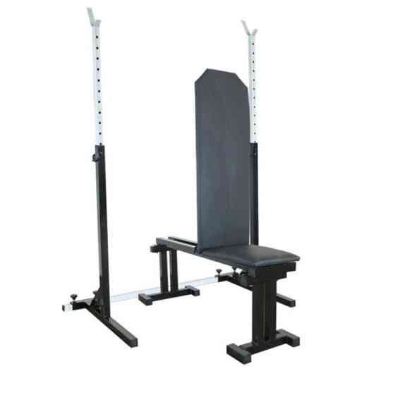 Лавка для жиму регульована 40 на 40 мм + Стійки під штангу 50 на 50 мм Київ