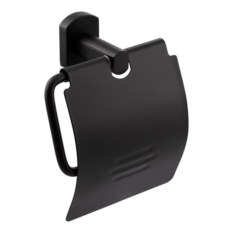 Тримач для туалетного паперу Qtap Liberty BLM 1151 чорний Київ - фото 1