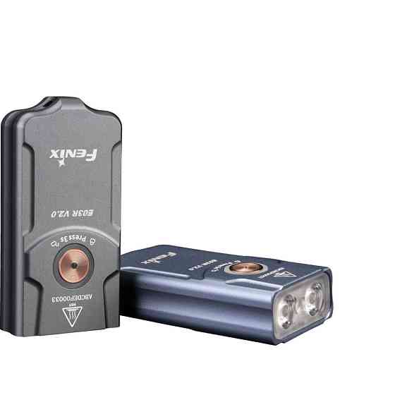 Ліхтар наключний Fenix E03R V2.0, сірий Киев