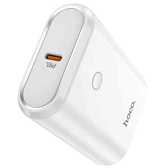 Зовнішній акумулятор HOCO Q3 Mayflower PD20W+QC3.0 power bank(10000mAh) White Киев