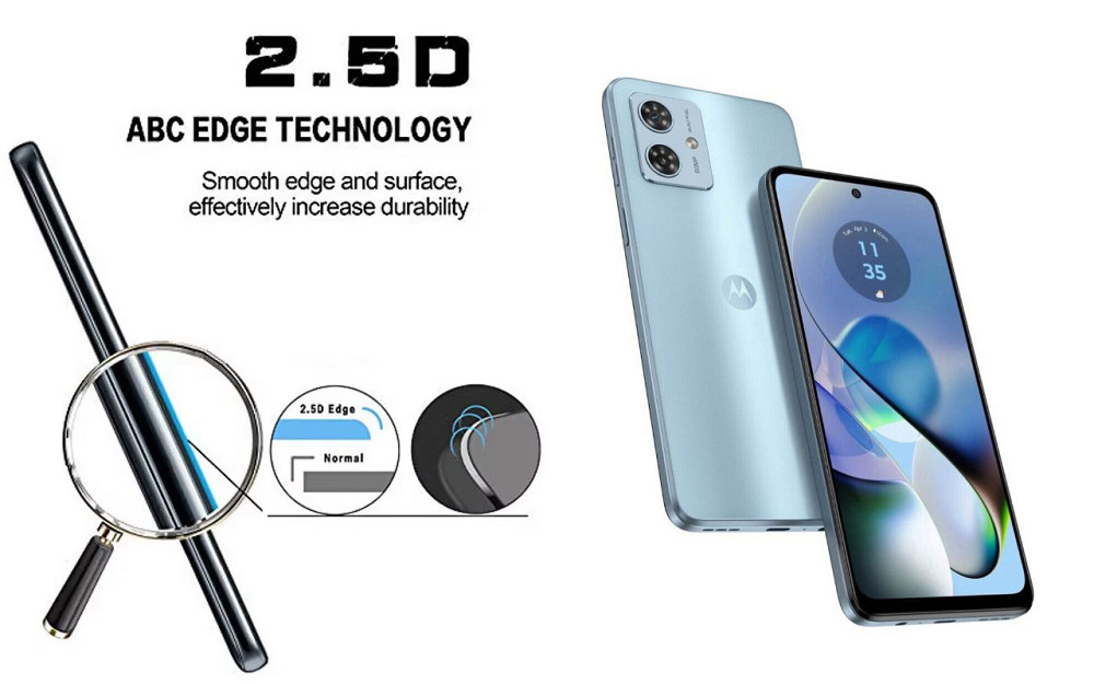 Захисне скло ArmorGlass для Motorola Moto G54 5G, Moto G54 5G Power – стійке до подряпин та ударів Київ - фото 2