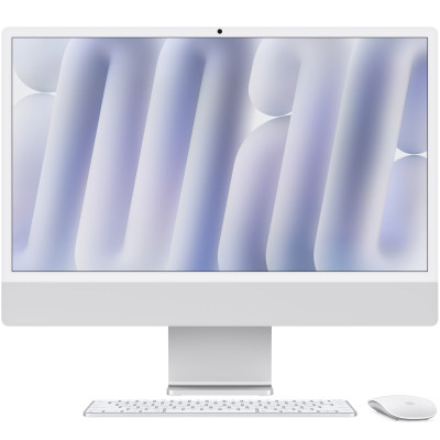 Компьютер Apple 24" iMac Retina 4.5K / Apple M4 (8-c/CPU, 8-c/GPU), 16, 256, Silver (MWUC3UA/A) Винница - изображение 1