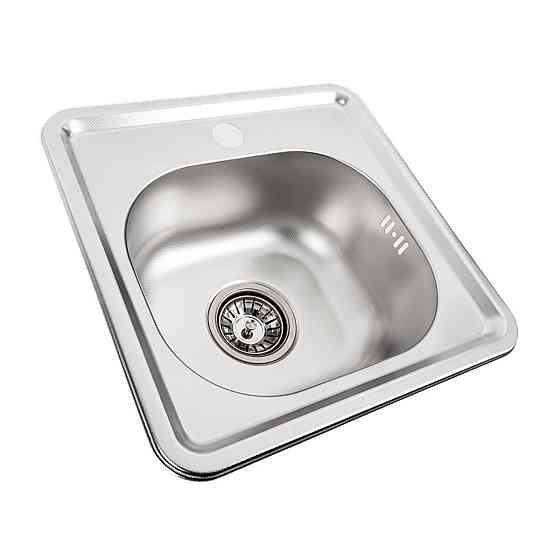 Кухонна мийка з нержавіючої сталі VALESO ДЕКОР 3838 (0,6/160 мм) Коломыя