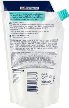 Balea Med  лосьон без мыла - пакет для заправки, 500 мл Киев - изображение 3