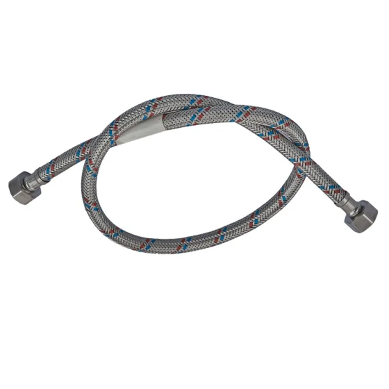 Гнучкий шланг для підключення води гайка 1/2'' - гайка 1/2'' (180 см) Zerix (ZX1557)   ( 28546 ) Харьков