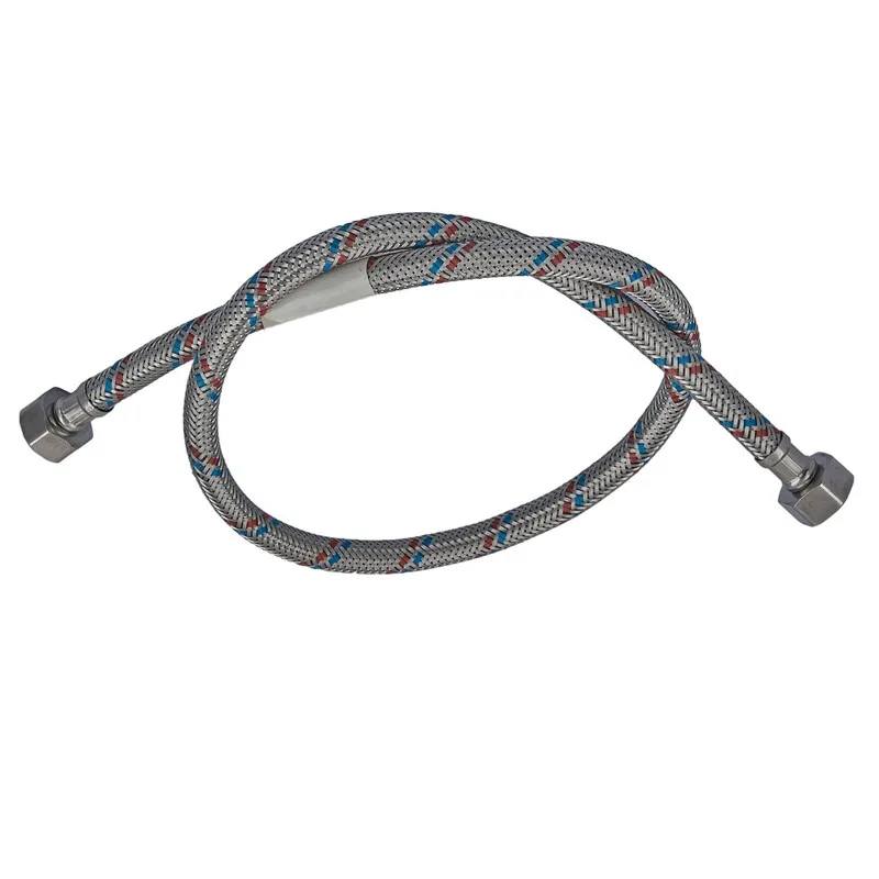 Гнучкий шланг для підключення води гайка 1/2'' - гайка 1/2'' (180 см) Zerix (ZX1557)   ( 28546 ) Харьков - изображение 1