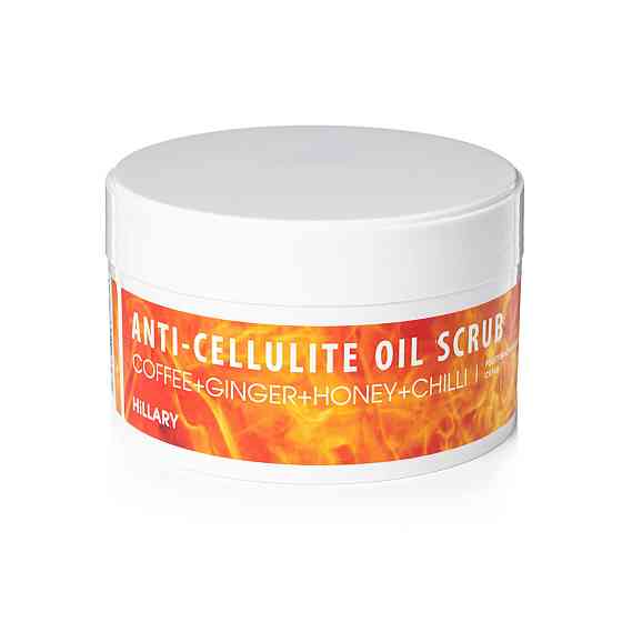 Антицеллюлитный разогревающийся скраб для тела Hillary Anti-cellulite Oil Scrub, 200 г Киев