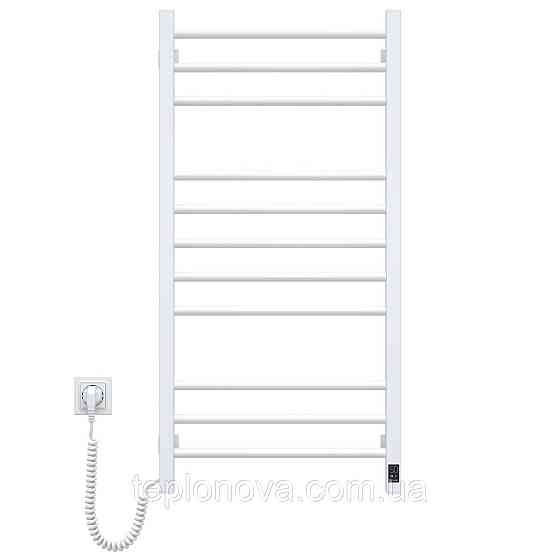 Полотенцесушитель Классик Квадро 500х1000 Sensor левый с таймером, белый Черновцы