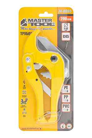 Труборіз для пластикових труб MASTERTOOL 3-42 мм пряме лезо 74-0065 Коломыя