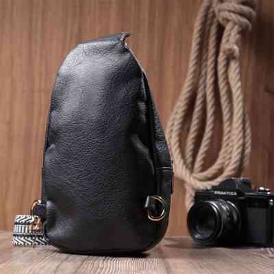 Сумка Vintage З екошкіри Чорна (22781) Вінниця