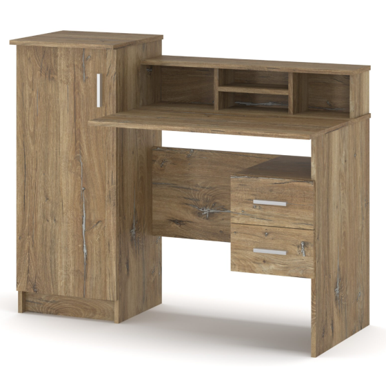 Письмовий стіл Пінокіо, Mebelservice, 121х58 см, Дуб флагшток Львів