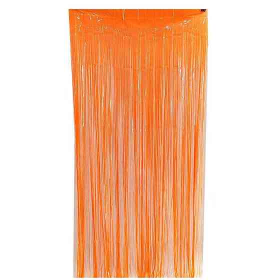 Дощик для фотозони флуоресцентний неоновий 2 м на 1 м помаранчевий Київ