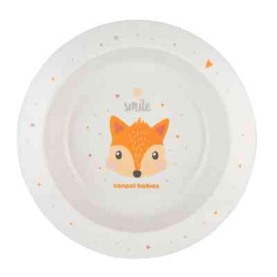 Тарілка дитяча Canpol babies CUTE ANIMALS мисочка пластикова, помаранчева (4/412_ora) Вінниця