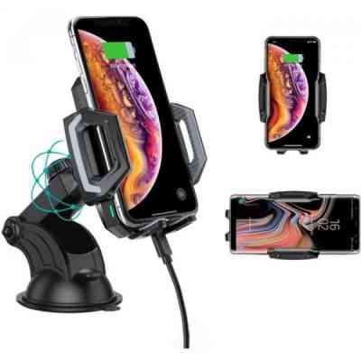 Універсальний автотримач Choetech 15W Fast Wireless Charger 4.7-7.2&quot; (T521-F-101ACBK) Вінниця