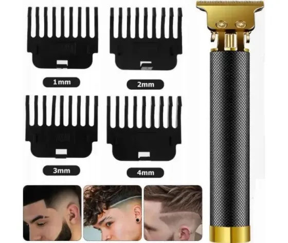 Профессиональный триммер VGR V-179 машинка для стрижки волос и бороды аккумуляторная с насадками (1, 2, 3 мм) Коломыя