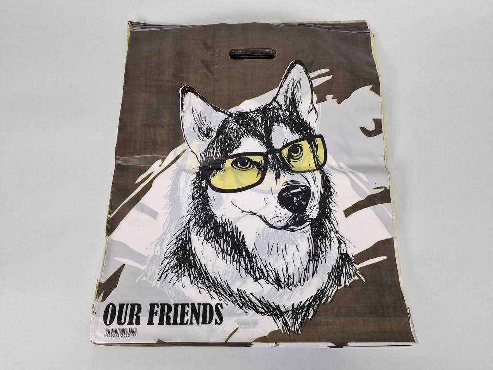 Пакет/прорізний/р (42 * 52,5+3) "FRIENDS' (50 шт.) Харків - фото 2