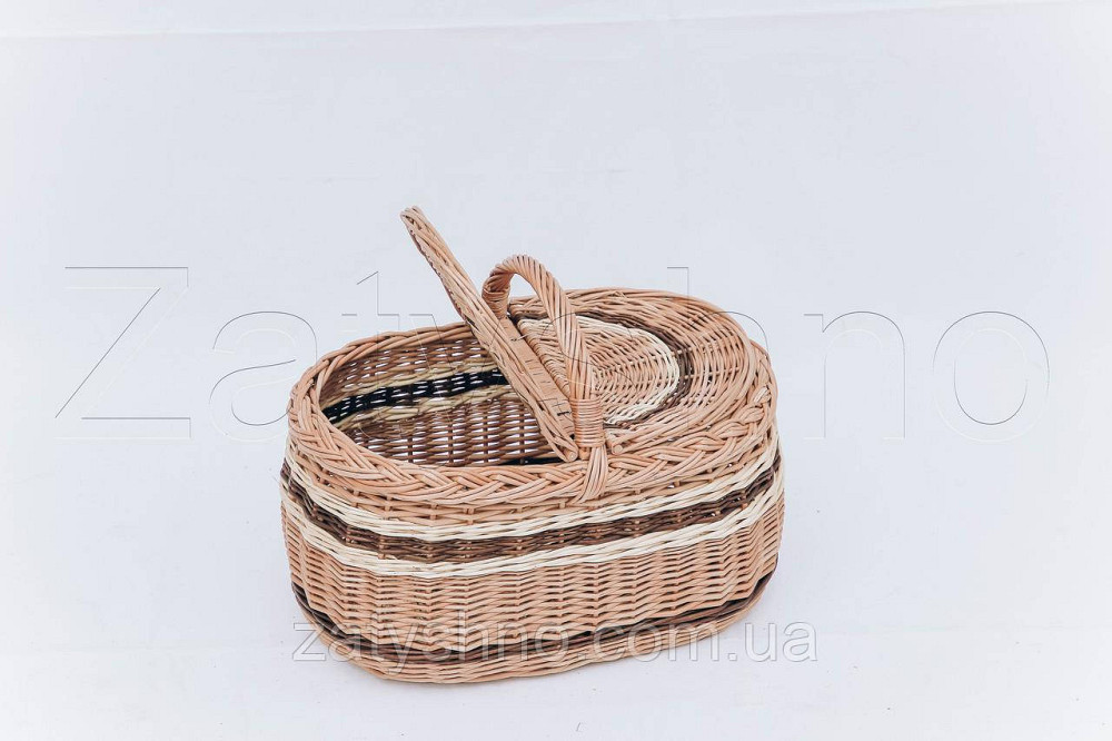 Плетеная корзина из лозы  | корзини з лози декоративні | корзина из лозы Киев - изображение 4