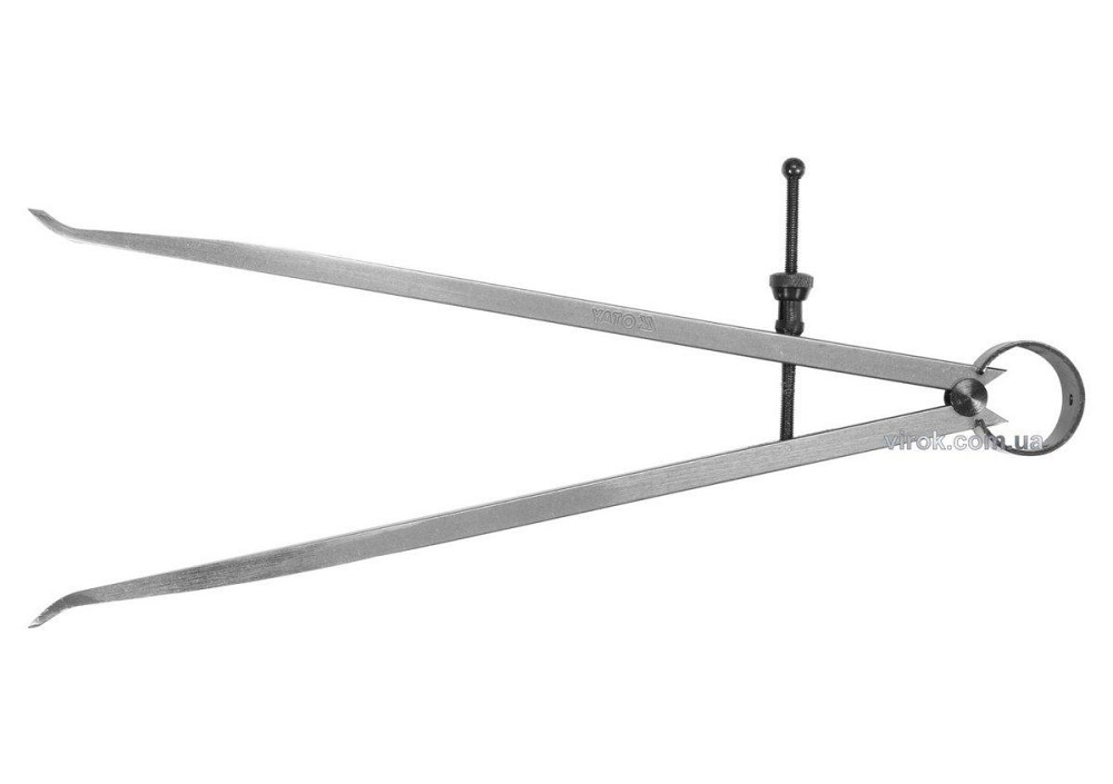 Кронциркуль для внутрішніх вимірів YATO : l= 250 мм, з гвинтовим фіксатором і на пружині [10/50] Одеса - фото 1